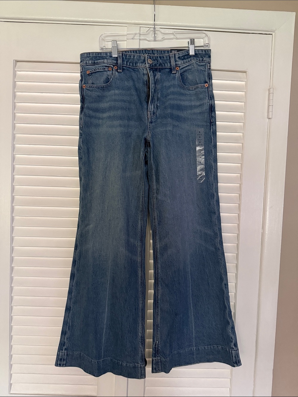 American Eagle Outfitters Vintage-Inspired Blue Flare Jeans